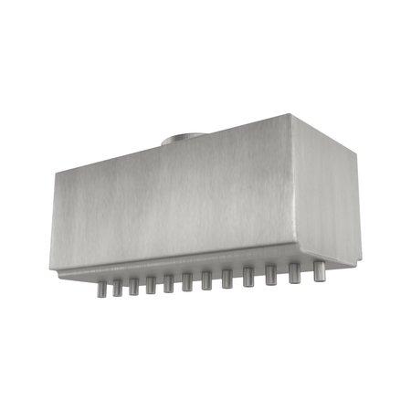 THE OUTDOOR PLUS 6 Rainfall Style Scupper - 316 Stainless Steel OPT-RNS6-SS